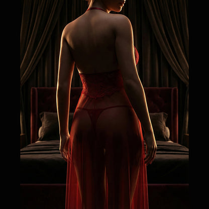 Nightgown Sexy Sleepwear Sling Dress