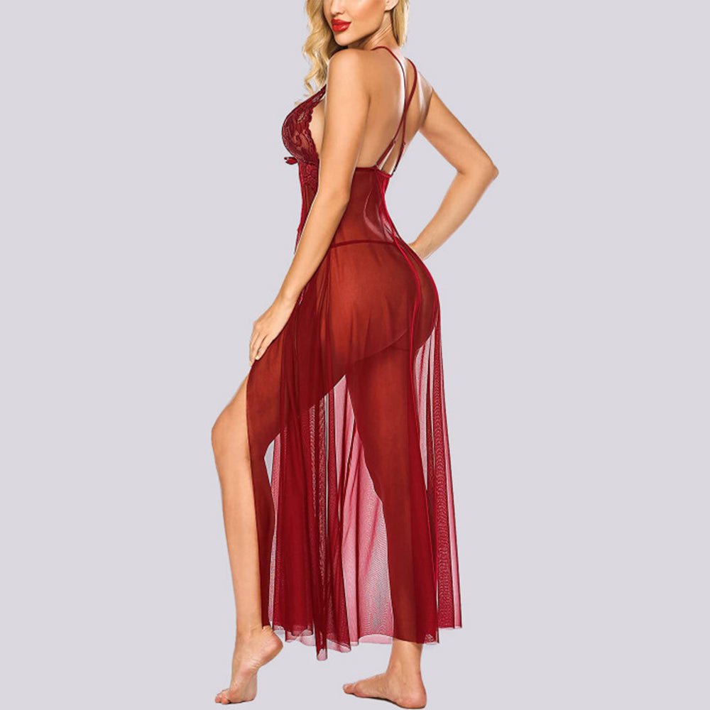 Nightgown Sexy Sleepwear Sling Dress