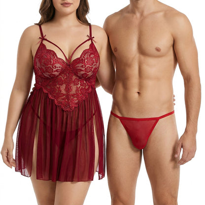 Couple Lingerie Special Night Combo Set